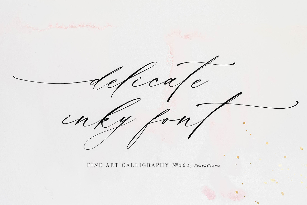 La Bohemia // Fine Art Calligraphy, a Script Font by PeachCreme (Photo 12 of 12)
