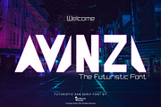 AVANZA Futuristic Display San, a Sans Serif Font by Inventype Studio (Thumbnail 1 of 8)