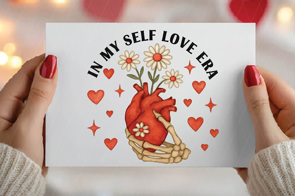 Self Love Era png, Retro valentines, an Illustration by DreamPrint404 (Photo 3 of 8)
