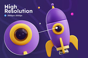 Space 3D Icons, an Object 3D Model by Rakata Studio (Thumbnail 3 of 7)