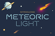 Meteoric Light Font, a Sans Serif Font by Nuno Dias (Thumbnail 1 of 6)