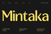 GC Mintaka - Elegant Display Sans, a Sans Serif Font by Glyphonic (Thumbnail 1 of 15)