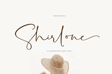 Shirlone Handwritten font