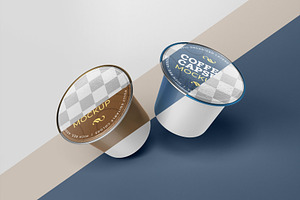 Coffee Capsule Mockup Packaging