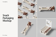 Snack Packaging Mockup, a Packaging Mockup by Tokobeta (Thumbnail 1 of 9)