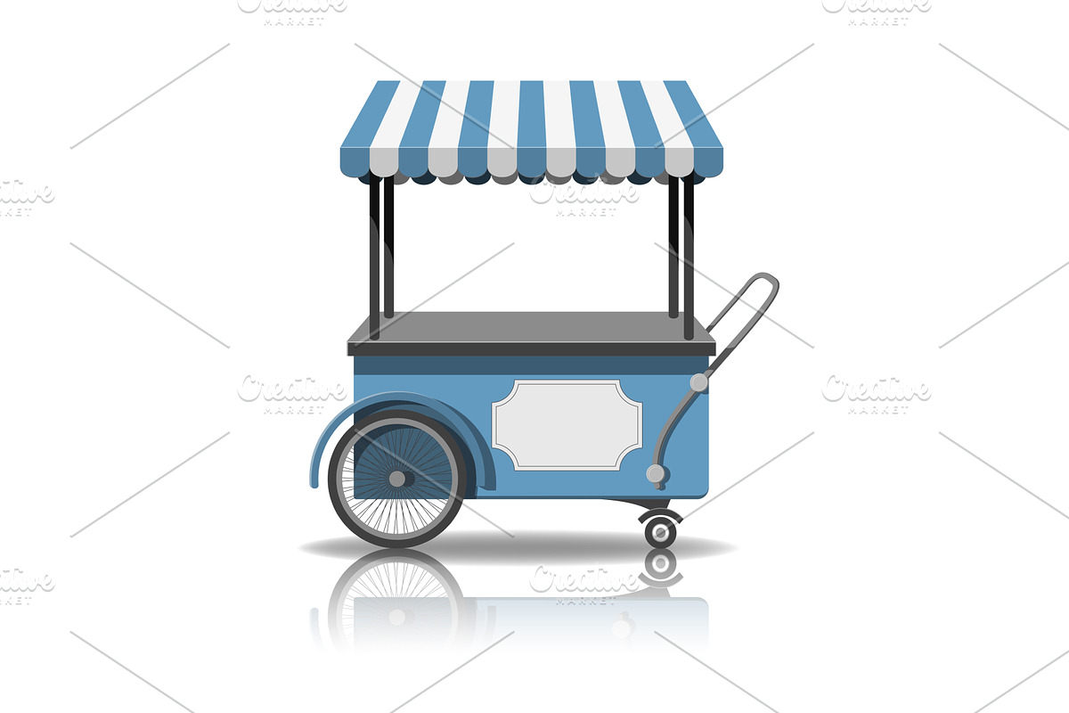 Ice cream cart, a Food Illustration by piter.goskov