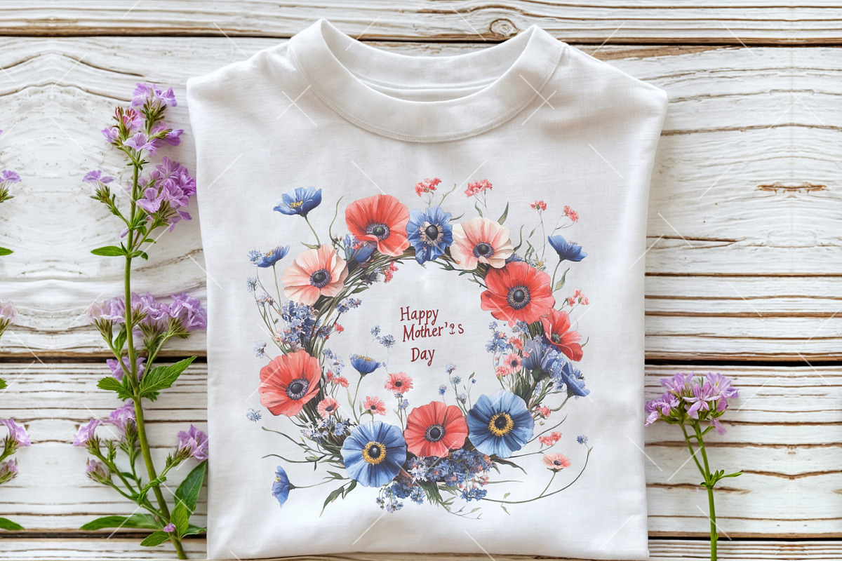 Mother’s Day Wildflower Clipart, an Illustration by OK Design (Photo 6 of 6)