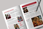 Christmas Newsletter Template, a Stationery Template by Design Zone (Thumbnail 4 of 7)