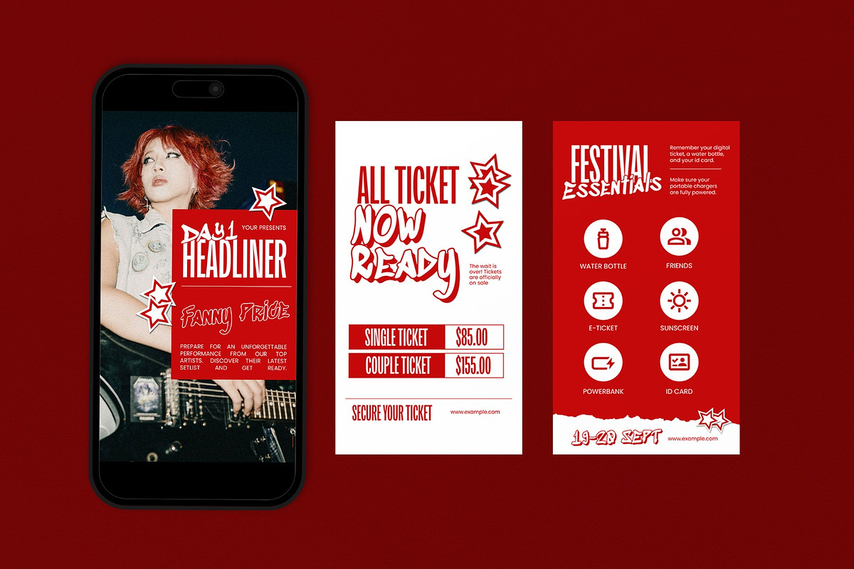 Music Festival Instagram Template, a Social Media Template by graphicook (Photo 3 of 3)