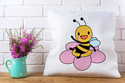 Honey Bee Filled Clipart, an Animal Illustration by Noey smiley (Thumbnail 7 of 7)
