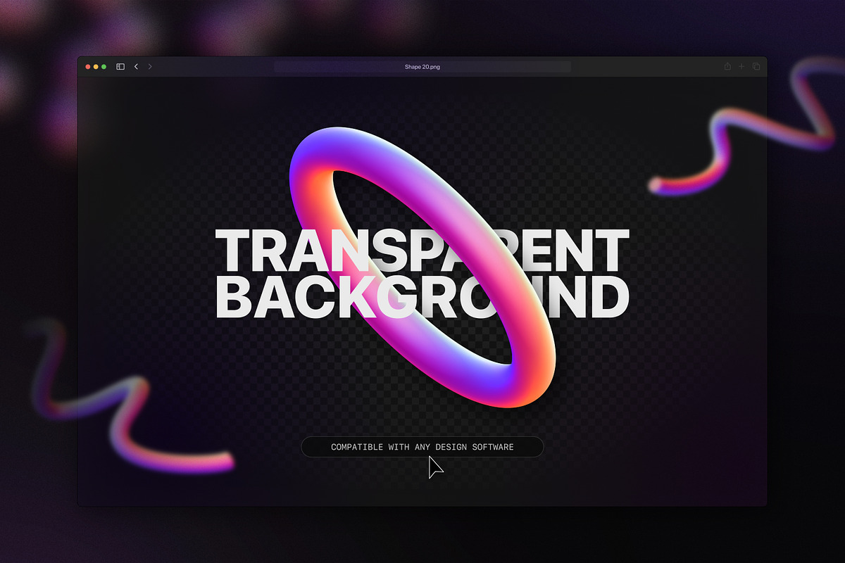3D Shapes Collection – 90 Renders, an Object Graphic by Samolevsky (Photo 9 of 13)