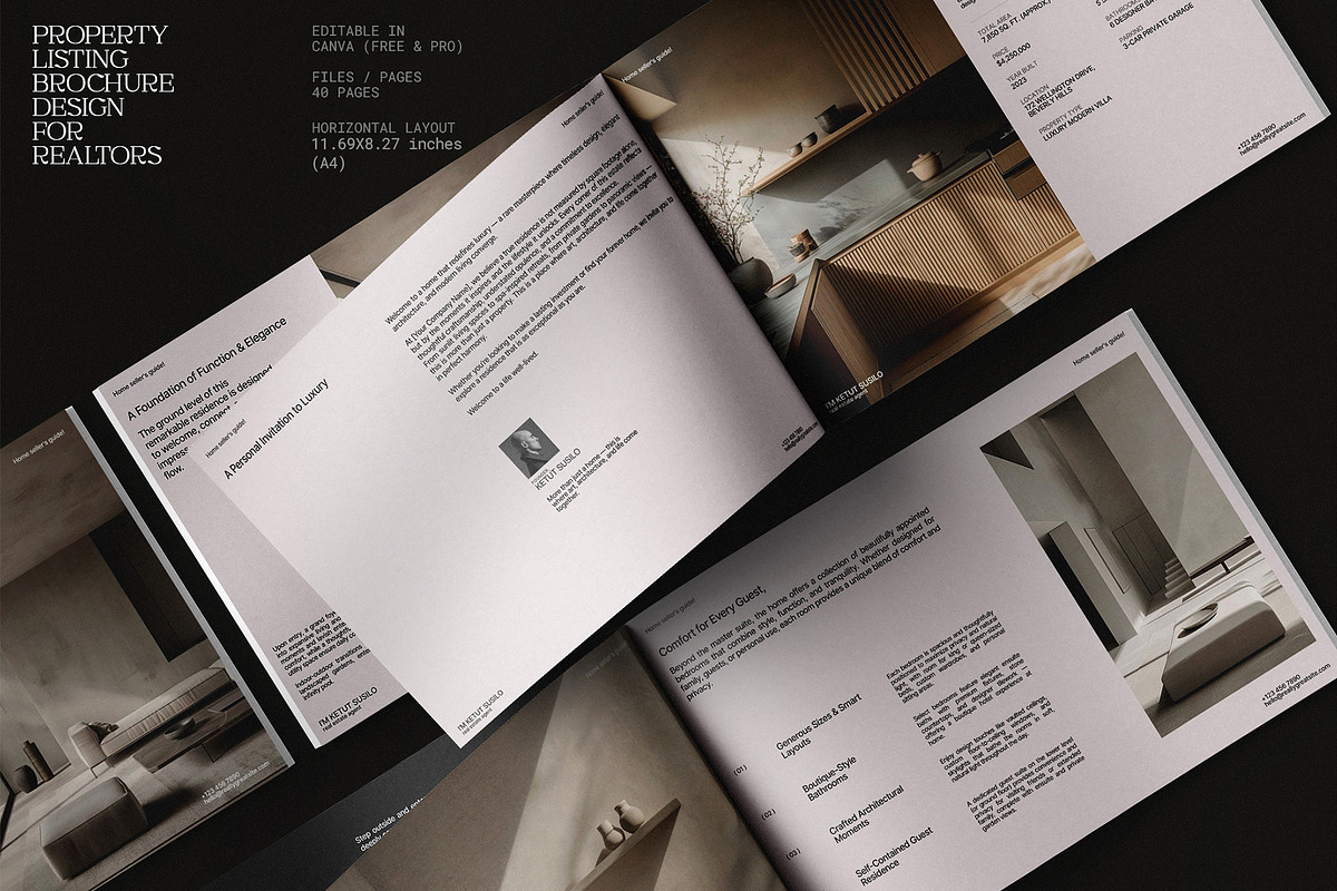 Real Estate Brochure | 40 Pages, a Presentation Template by Prapti Design (Photo 1 of 10)