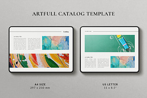 Artful Catalog Layout Landscape