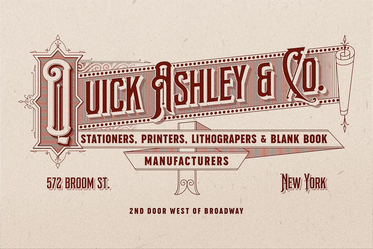 AM Wristen & Ornaments (Disc 20%), a Serif Font by Akarmati (Photo 6 of 13)
