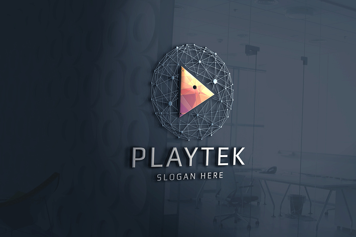 Colorful Play Symbol Logo Template, a Branding & Logo Template by Design_Planet (Photo 2 of 5)