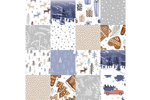 Seamless seamless patchwork quilt, an Object Illustration by Toltemara
