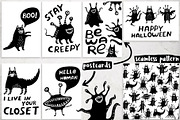Monsters, illustratons and pattern, a Texture Illustration by pineart (Thumbnail 2 of 6)