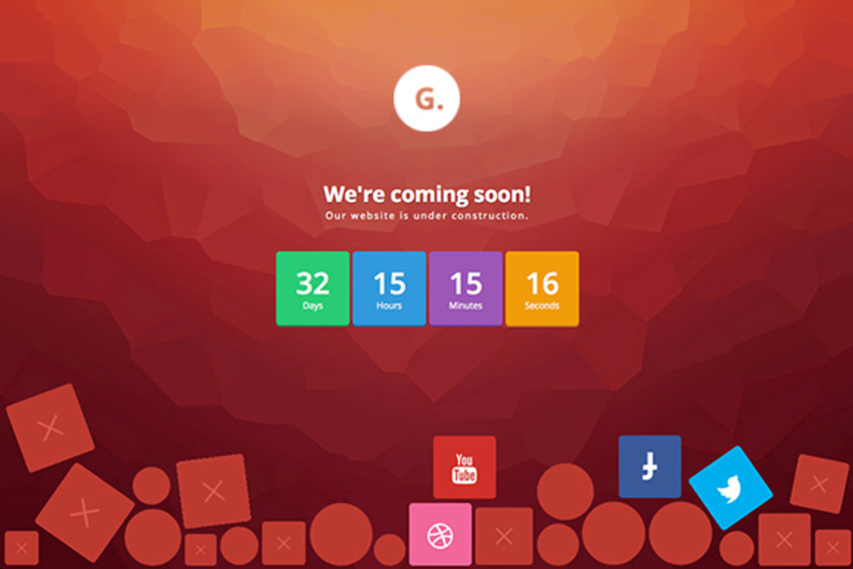 Gravity - Interactive Coming Soon, a HTML Template by Nobrand (Photo 2 of 5)
