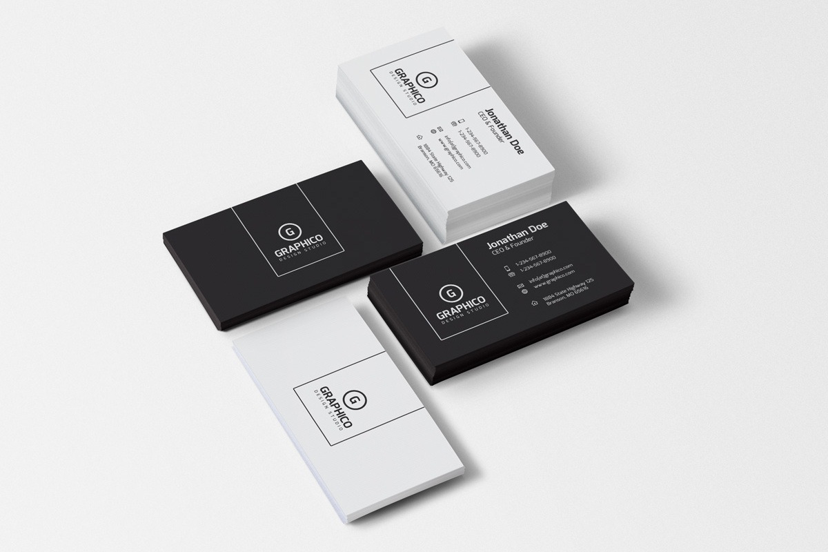 Corporate Minimal Business Card - 29, a Business Card Template by ND Design (Photo 4 of 5)