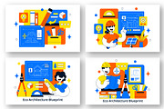 10 Eco Architecture Blueprint, a Person Illustration by denayunebgt (Thumbnail 2 of 4)