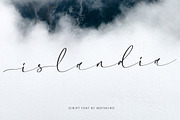 Islandia - Modern Font, a Script Font by Motokiwo (Thumbnail 1 of 6)