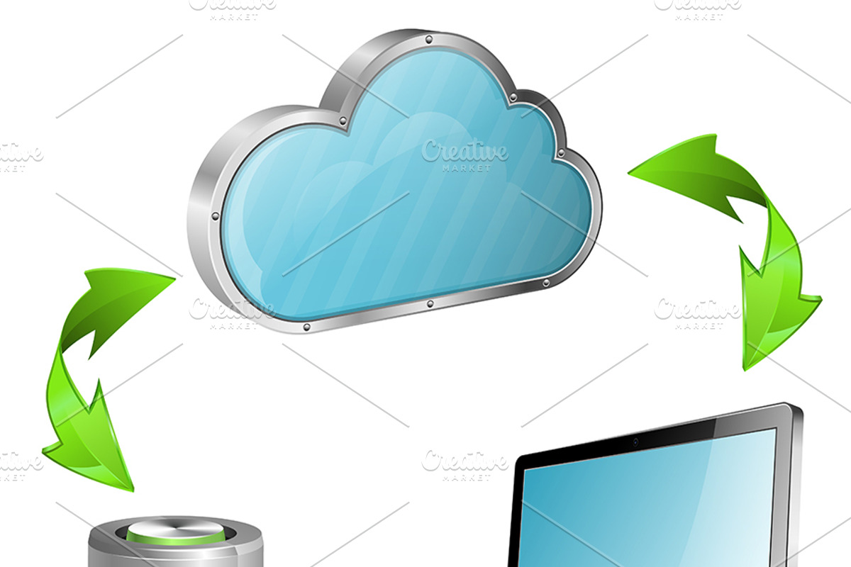 Cloud Computing Concepts, a Person Illustration by TAlex (Photo 3 of 6)