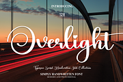 Overlight | Script Font, a Script Font by Scratchones (Thumbnail 1 of 8)