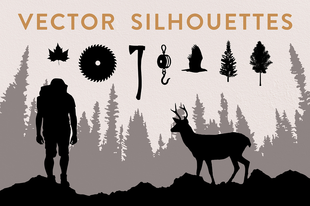 Vector Silhouette Bundle (50% off), an Animal Illustration by Build Interactive (Photo 1 of 9)
