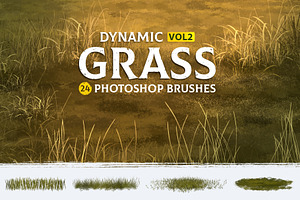 Grass Photoshop Brushes V2