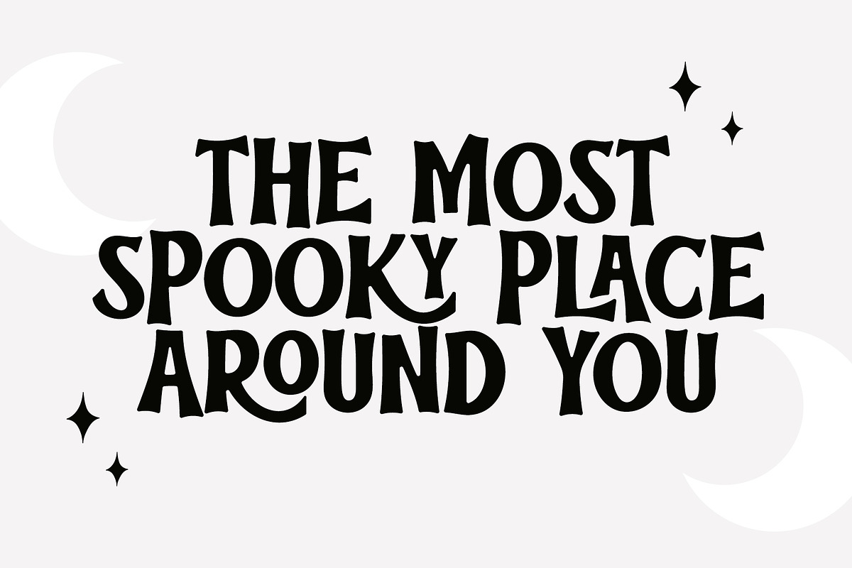 Kindly Witch - Bouncy Display Font, a Handwritten Font by Airotype (Photo 3 of 9)