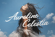Aureline Celestia – Elegant Script, a Script Font by Brainwave (Thumbnail 1 of 8)