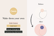 Instagram Highlights Icon Boho Canva, a Social Media Template by HerstedHertz (Thumbnail 3 of 5)