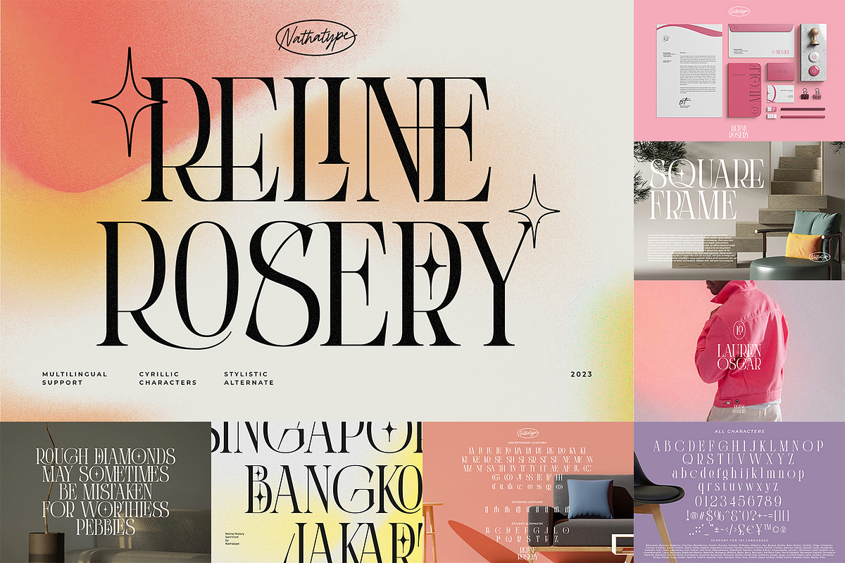 Modern Display Font Bundle 6, a Script Font by Nathatype (Photo 4 of 10)