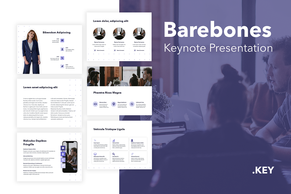 Barebones Keynote Template, a Presentation Template by Jumsoft (Photo 1 of 21)