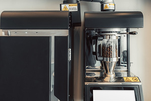 Coffee roaster screen mock-up, a Business Photo by SkyNext