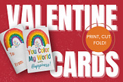 Valentine’s Cards Templates, a Print Template by Sunny Jar Designs (Thumbnail 1 of 6)