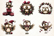 Whimsical Owl Clipart, an Illustration by DreamCafeArt (Thumbnail 7 of 7)