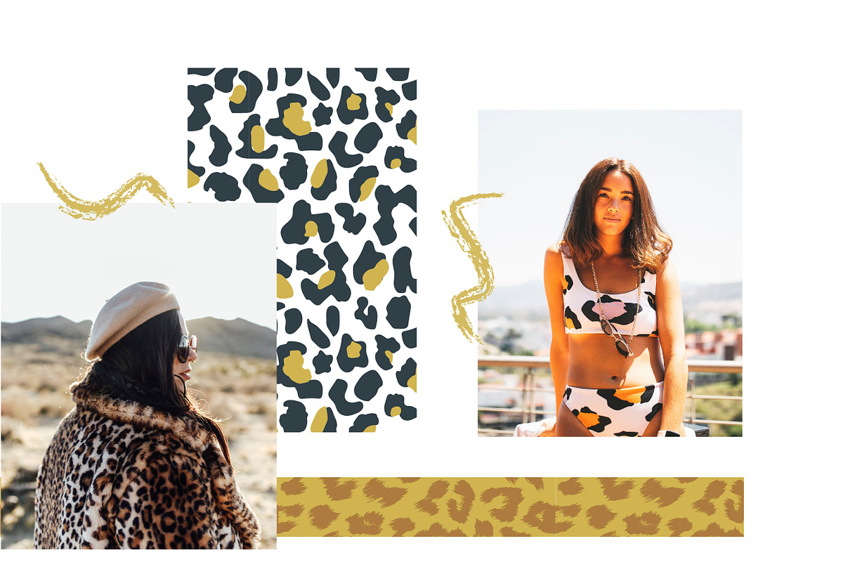 WILD NATURE animal print patterns, a Pattern Graphic by Katya_lu (Photo 3 of 11)