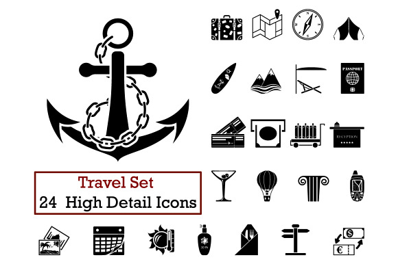24 Travel Icons