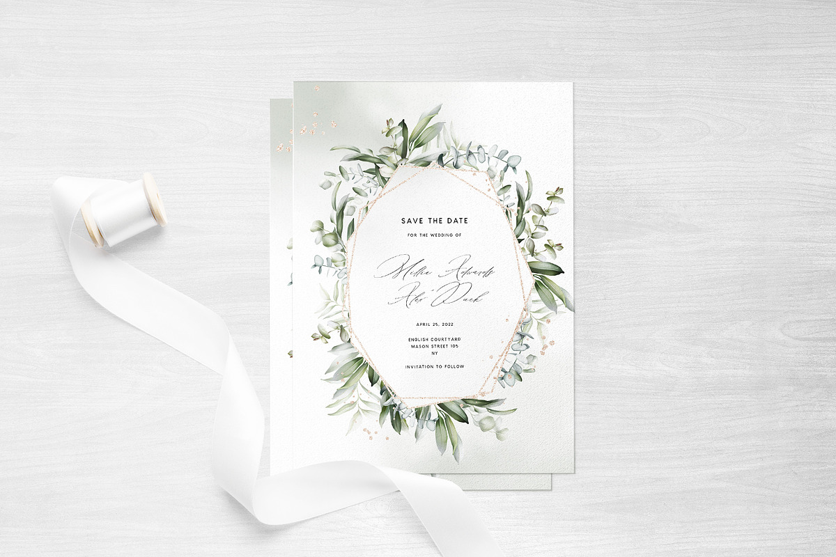 Green leaves | Botanical set, a Decorative Illustration by Karma (Photo 6 of 18)