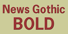 News Gothic Bold