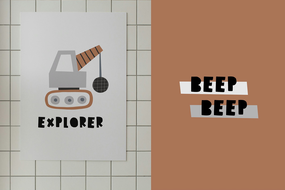 Cute Trucks, a Transportation Illustration by Barkova Nadya (Photo 6 of 7)
