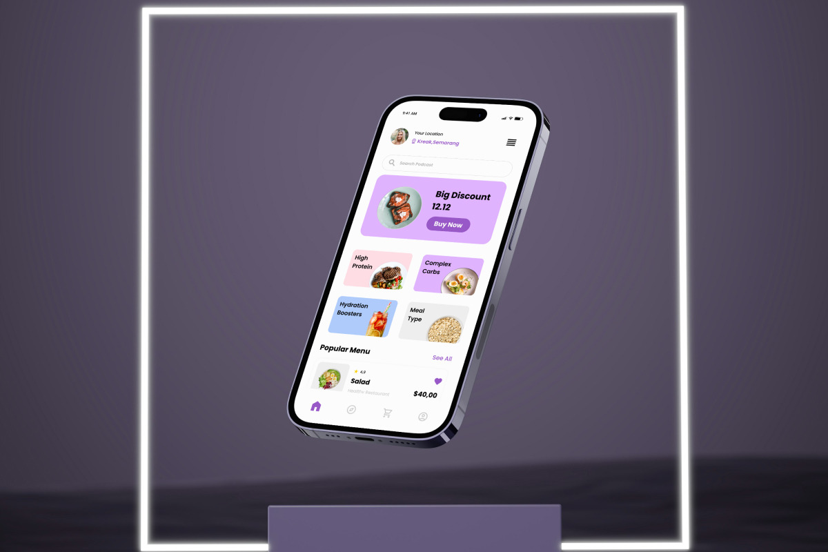Madang – Organic Meals App UI Design, an App Template by twinstd (Photo 5 of 5)
