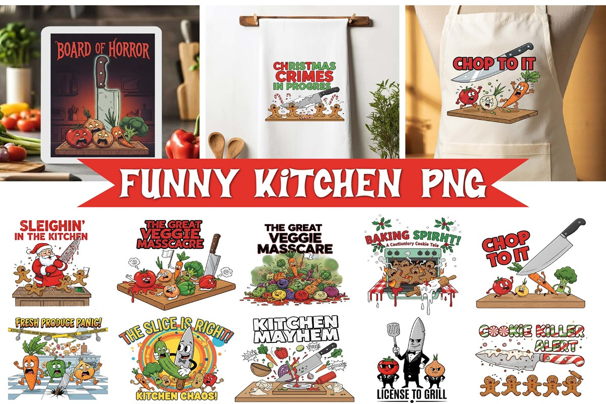 Kitchen Cutting Board PNG Bundle, a Graphic by Digi_Design_World (Photo 2 of 7)