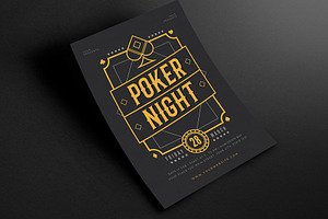 Poker Night Event Flyer