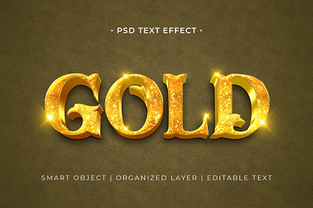 Gold Text Effect