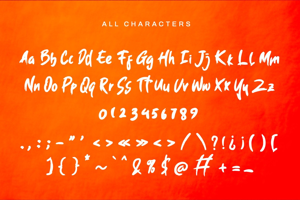 Maestrovu - Brush Font, a Handwritten Font by Dhabee (Photo 2 of 15)