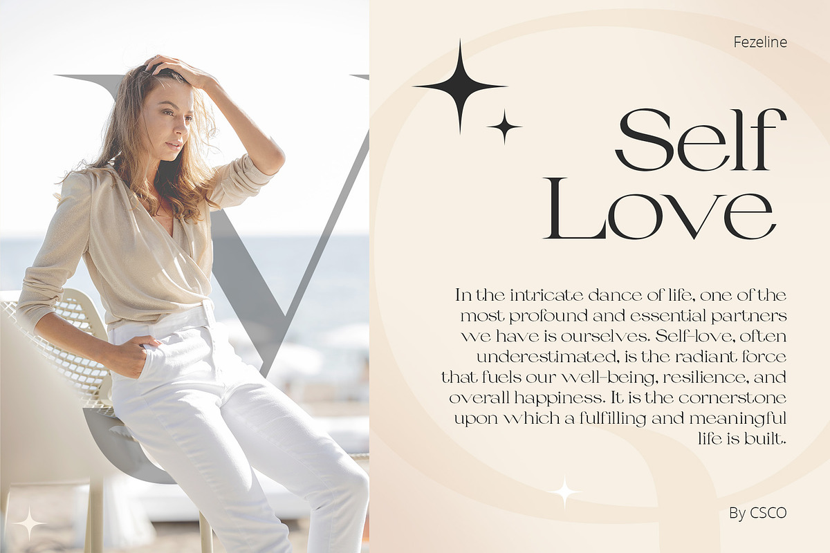 Fezeline – Elegant Serif, a Serif Font by Craft Supply Co. (Photo 3 of 8)