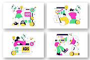 10 Advertising Vector Illustration, a Technology Illustration by denayunebgt (Thumbnail 2 of 4)