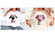 Quirky Sheep Clipart, an Illustration by Designworld (Thumbnail 2 of 6)